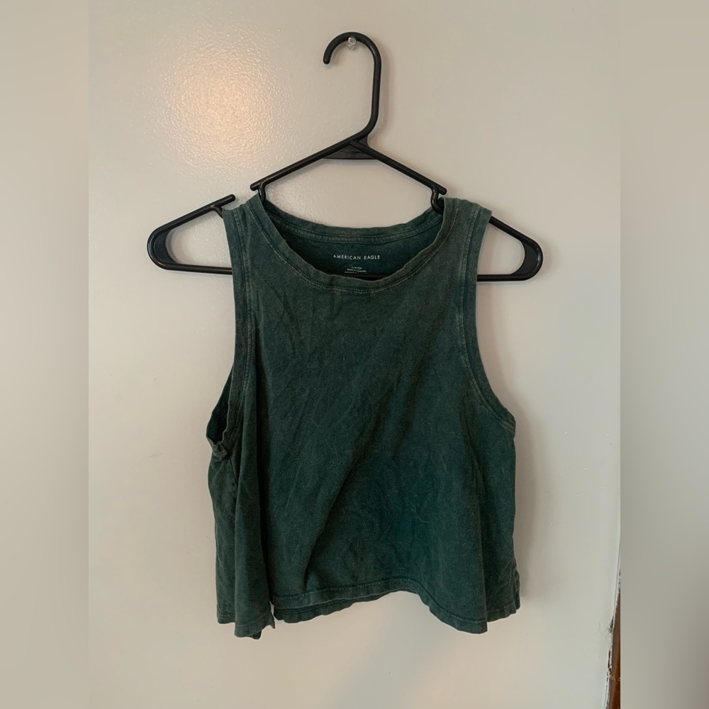 Forest green crop
